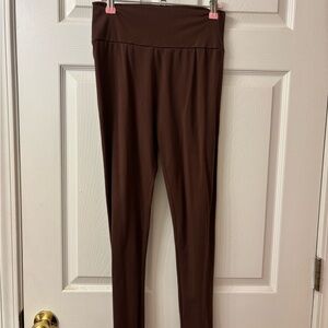 Fashion Nova Brown High-Waist Leggings